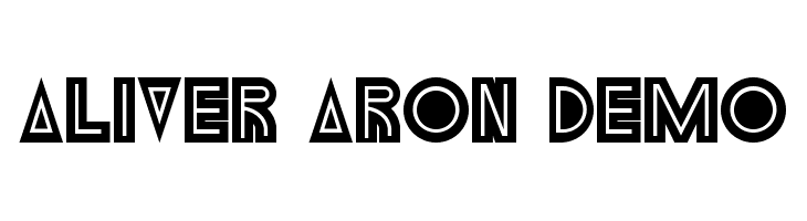 Aliver Aron Demo  Frei Schriftart Herunterladen