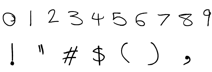 Alix2 Font OTHER CHARS