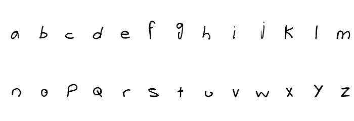 Alix2 Font LOWERCASE
