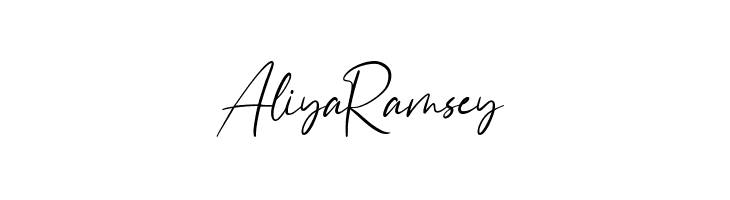 Aliya Ramsey  नि: शुल्क फ़ॉन्ट्स डाउनलोड