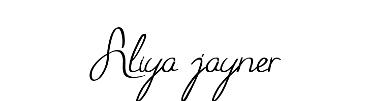 Aliya jayner  لخطوط تنزيل