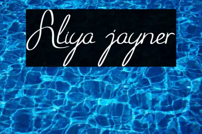 Aliya jayner Example 1