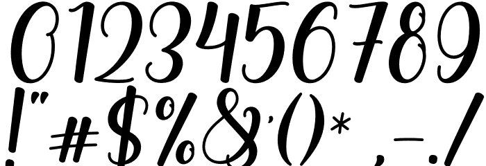 Aliyah Font OTHER CHARS