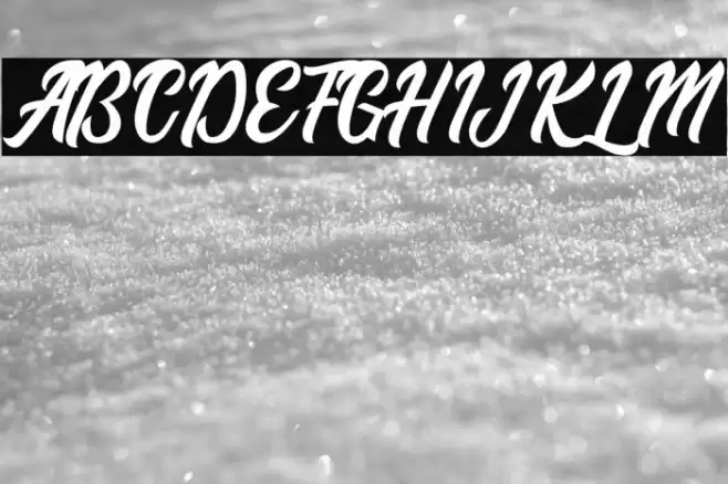 Aliyah Font examples