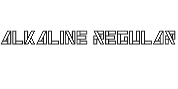 Alkaline Regular Logo