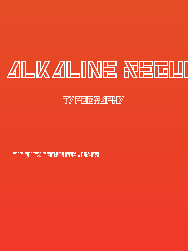 Alkaline Regular Poster