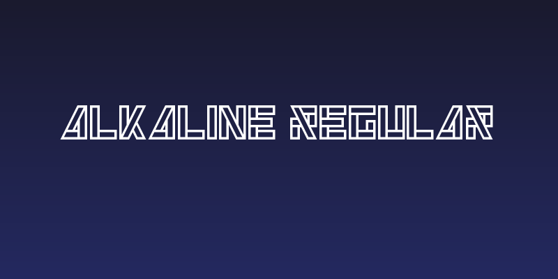 Alkaline Regular Social Header