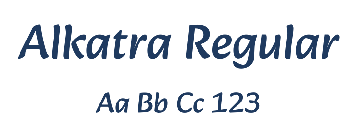 Alkatra Regular Font Preview