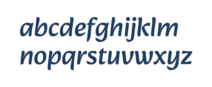 Alkatra Regular Lowercase