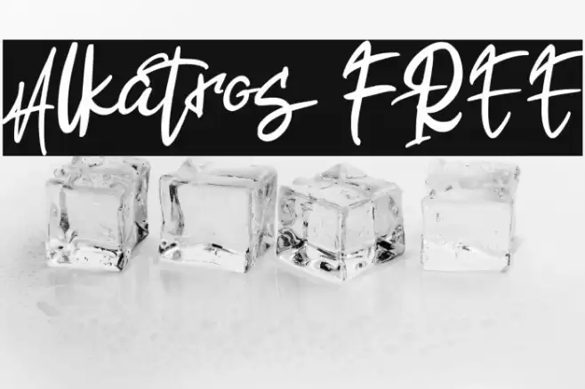 Alkatros FREE Font examples