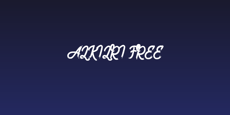 Alkilri FREE Social Header