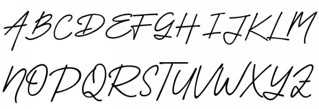 All Always Schriftart Groß