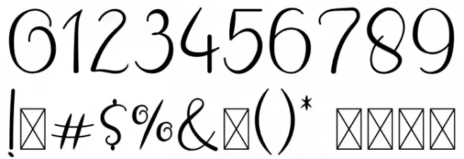 All Alyssa Font OTHER CHARS