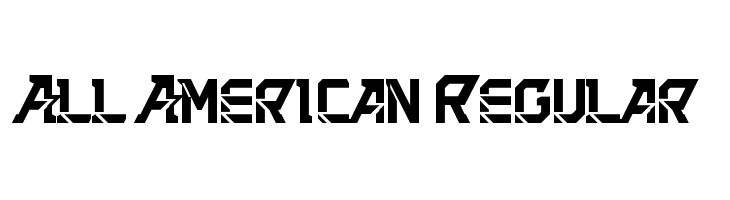All American Regular  नि: शुल्क फ़ॉन्ट्स डाउनलोड