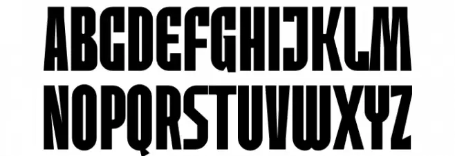 All Americans Font UPPERCASE