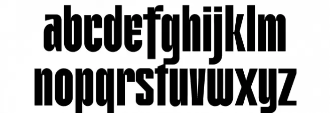 All Americans Font LOWERCASE