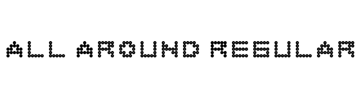 All Around Regular  font caratteri gratis
