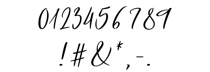 All Caps Script Regular Font OTHER CHARS