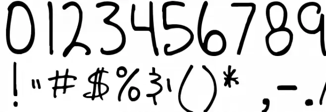 All Caps Font OTHER CHARS