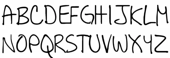 All Caps Font UPPERCASE