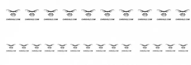 All Cracked Out Font OTHER CHARS