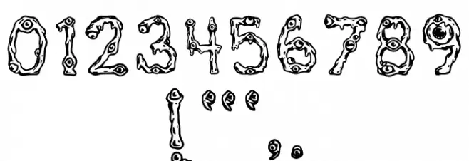 All Eyes On Me Regular Font OTHER CHARS