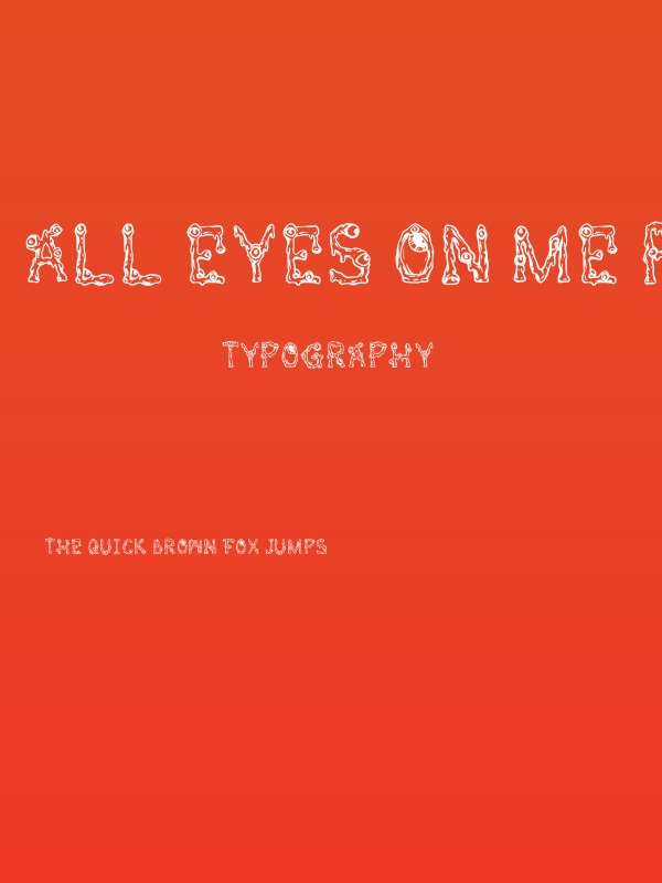 All Eyes On Me Regular Poster