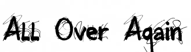 All Over Again  baixar fontes gratis