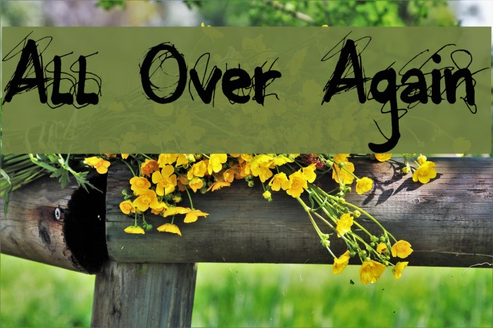 All Over Again Example 2