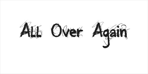 All Over Again Logo