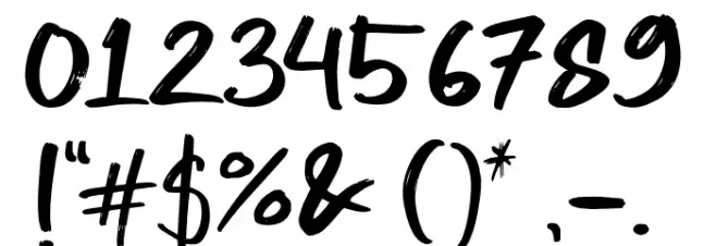 All Pony Font OTHER CHARS