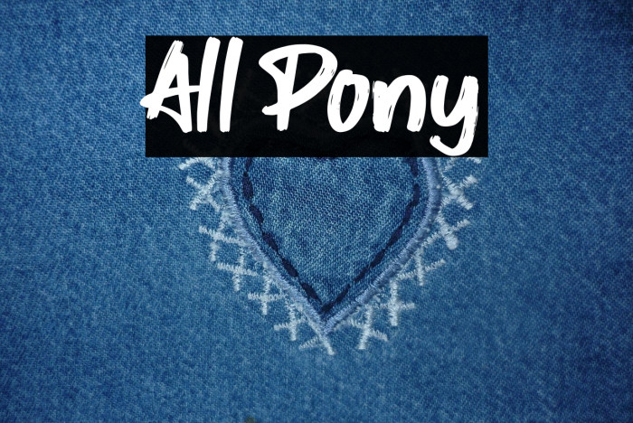 All Pony Example 1
