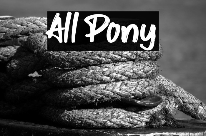 All Pony Example 3