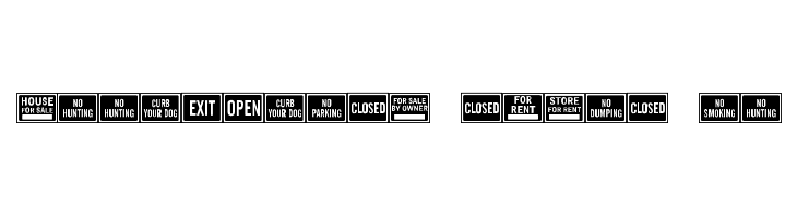 All-Purpose Signs JL  Скачать бесплатные шрифты