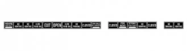 All-Purpose Signs JL  Free Fonts Download