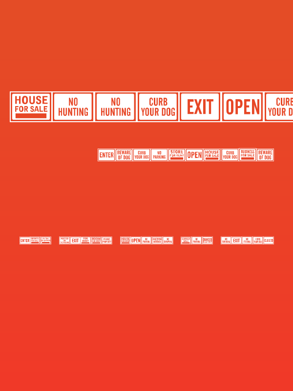 All-Purpose Signs JL Poster