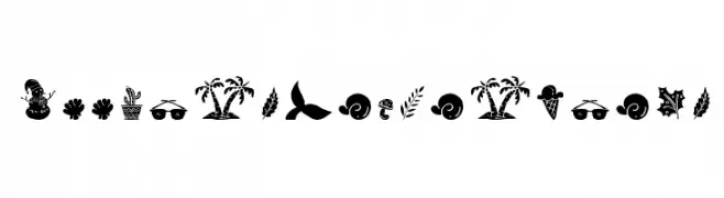 All Season Ornaments  font caratteri gratis