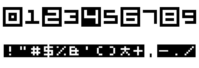 All Square Now Font OTHER CHARS