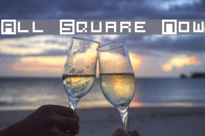 All Square Now Font examples