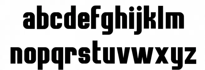 All Star BV Caratteri MINUSCOLO