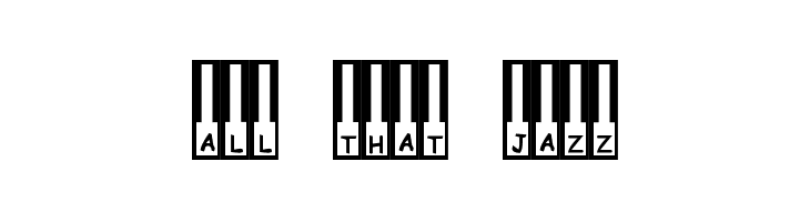 All That Jazz  font caratteri gratis