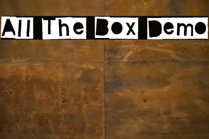 All The Box Demo Example 3