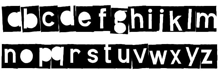 All The Box Demo Font LOWERCASE
