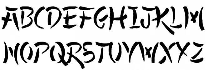 All Yoko خط أحرف صغيرة