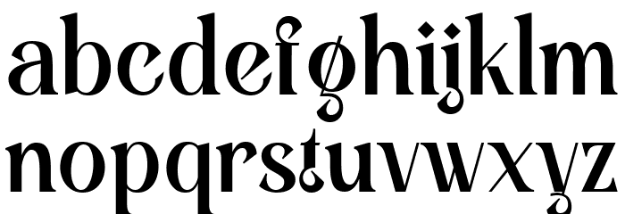 All in Regular Font LOWERCASE