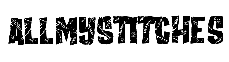 All my Stitches  Frei Schriftart Herunterladen