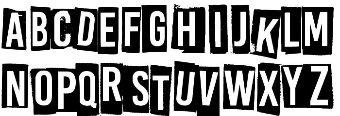 All rights reserved Font LOWERCASE