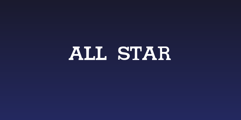 All star Social Header