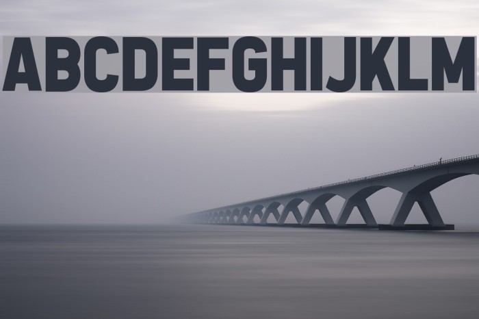 All the Way to the Sun Font examples