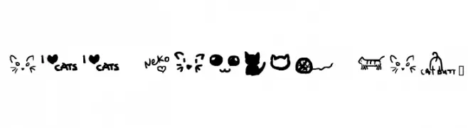 All things CAT!  font caratteri gratis